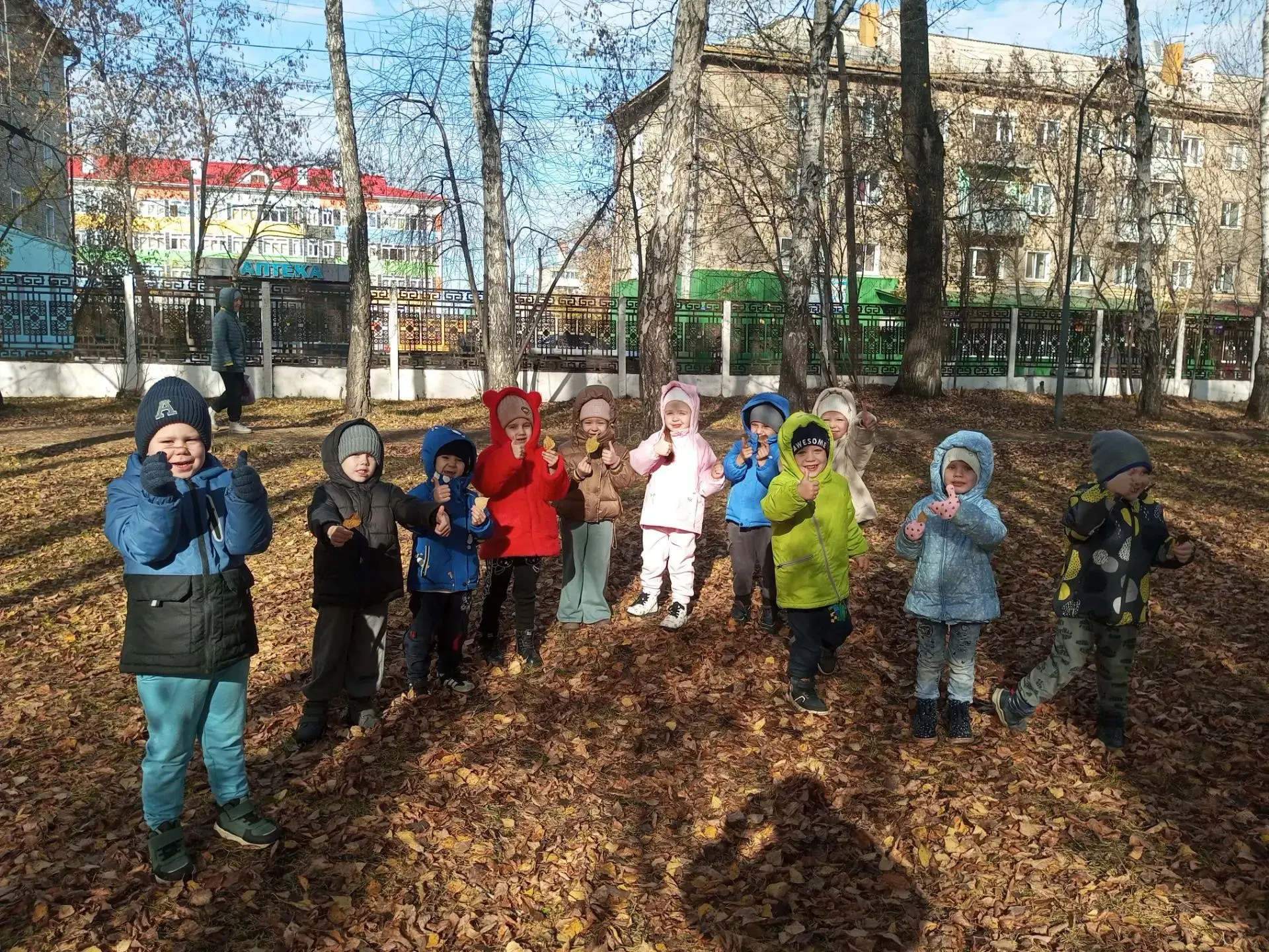 Осеннее волшебство в парке! 🍂