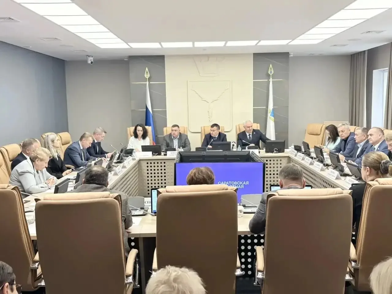 На заседании комитета Саратовской областной Думы по государственному строительству и ме...