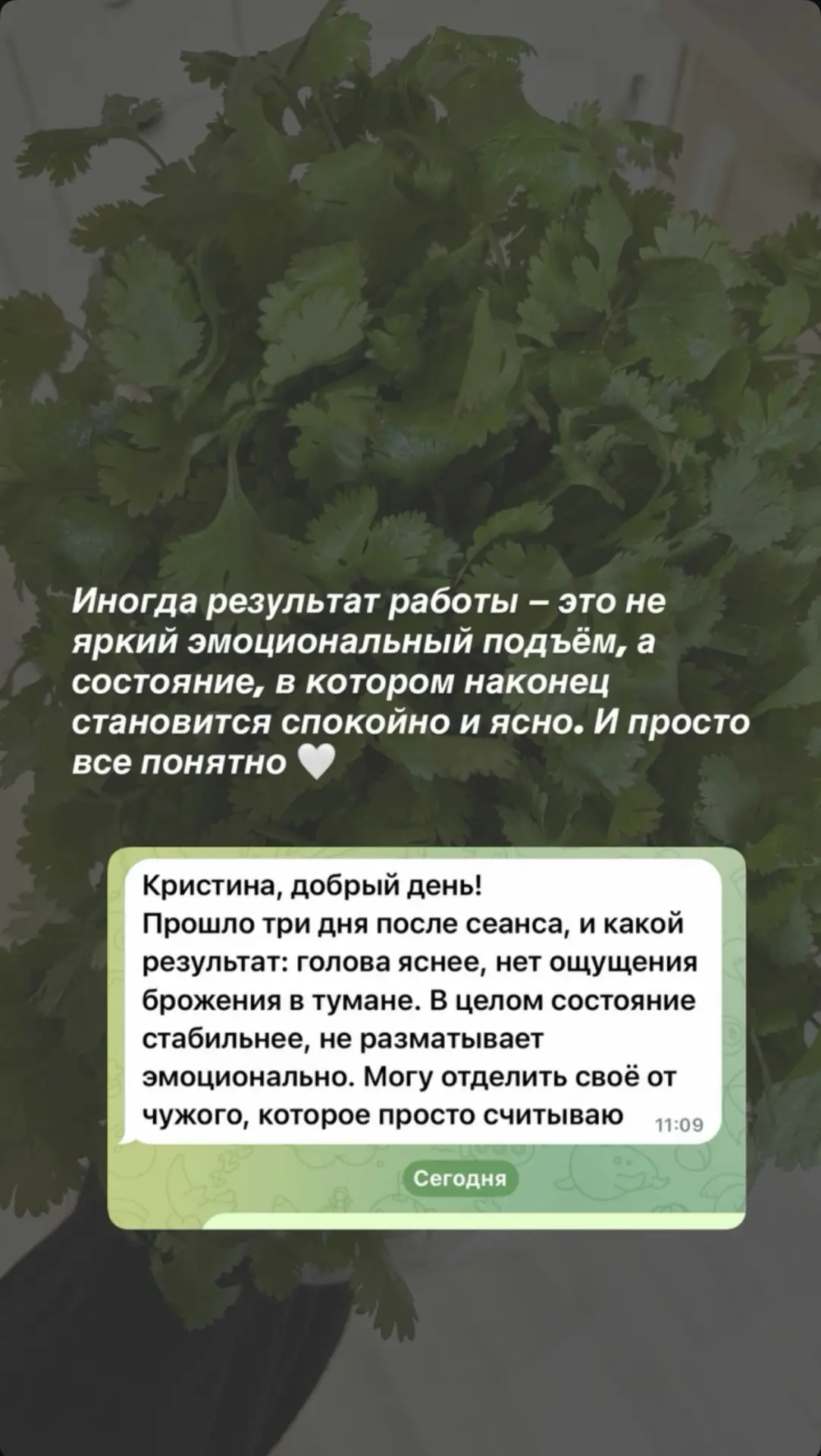 Люблю вас 🤍 хочу, чтобы все мои клиенты жили хорошо.