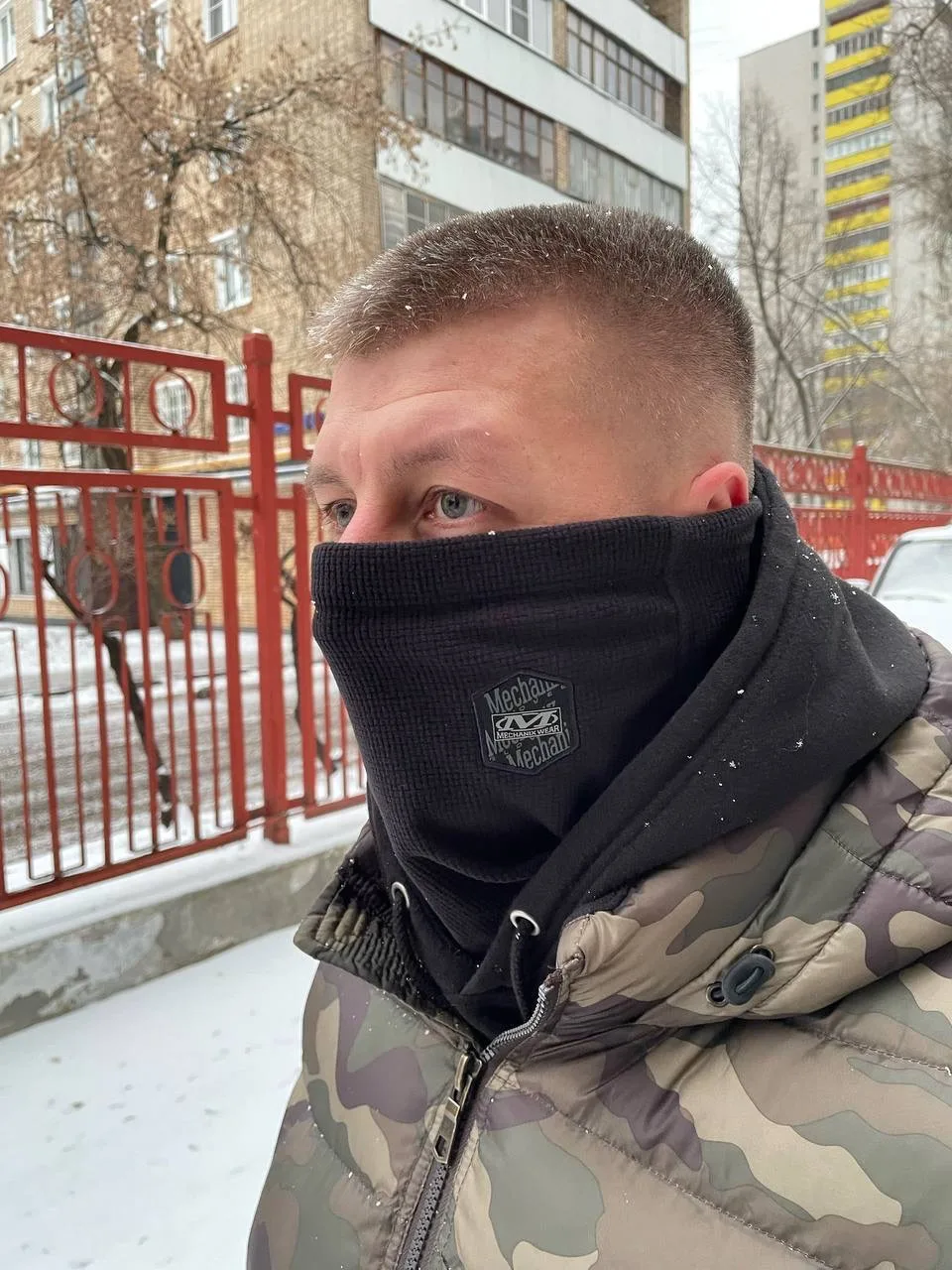 Шарф-труба BLACK POLAR FLEECE NECK GAITER от MechanixWear
