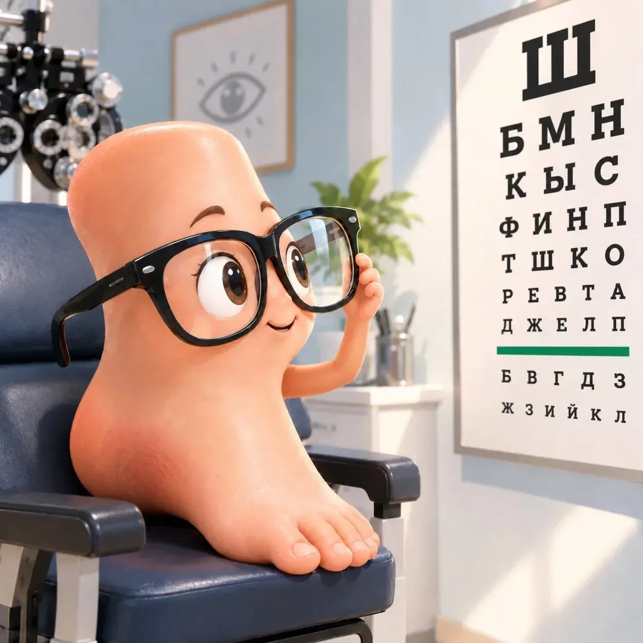 ☀️ Доброе утро! Сегодня у нас настоящий праздник «от глаз до пяток»! 👀👣