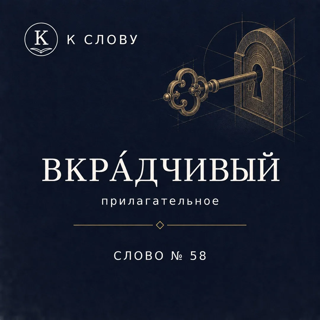 ВКРАДЧИВЫЙ — это какой?