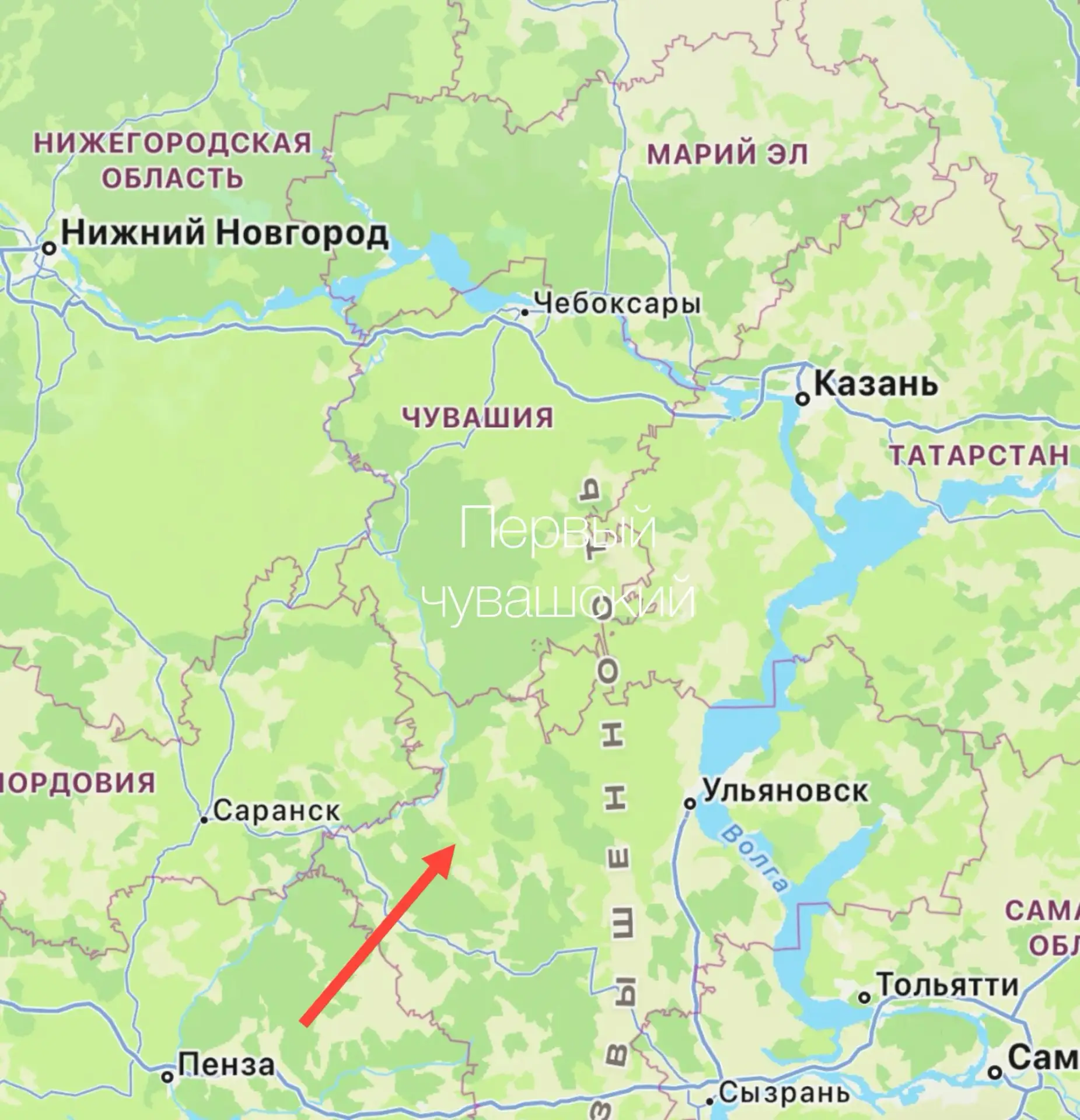 ❗️Возможная фиксация ракеты была здесь, сообщают мониторинговые каналы.