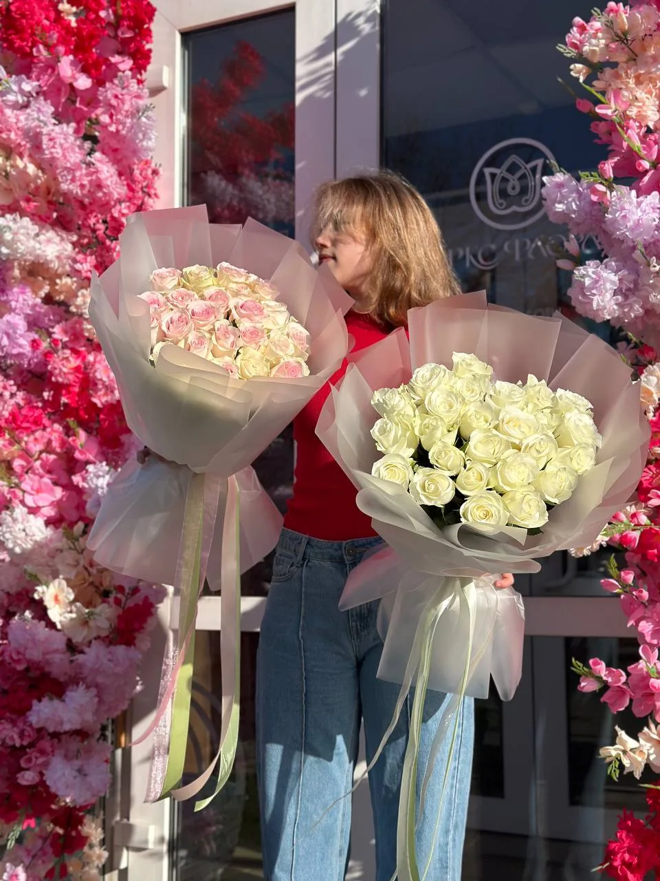 Моно букеты из роз 5️⃣0️⃣6️⃣5️⃣🌸