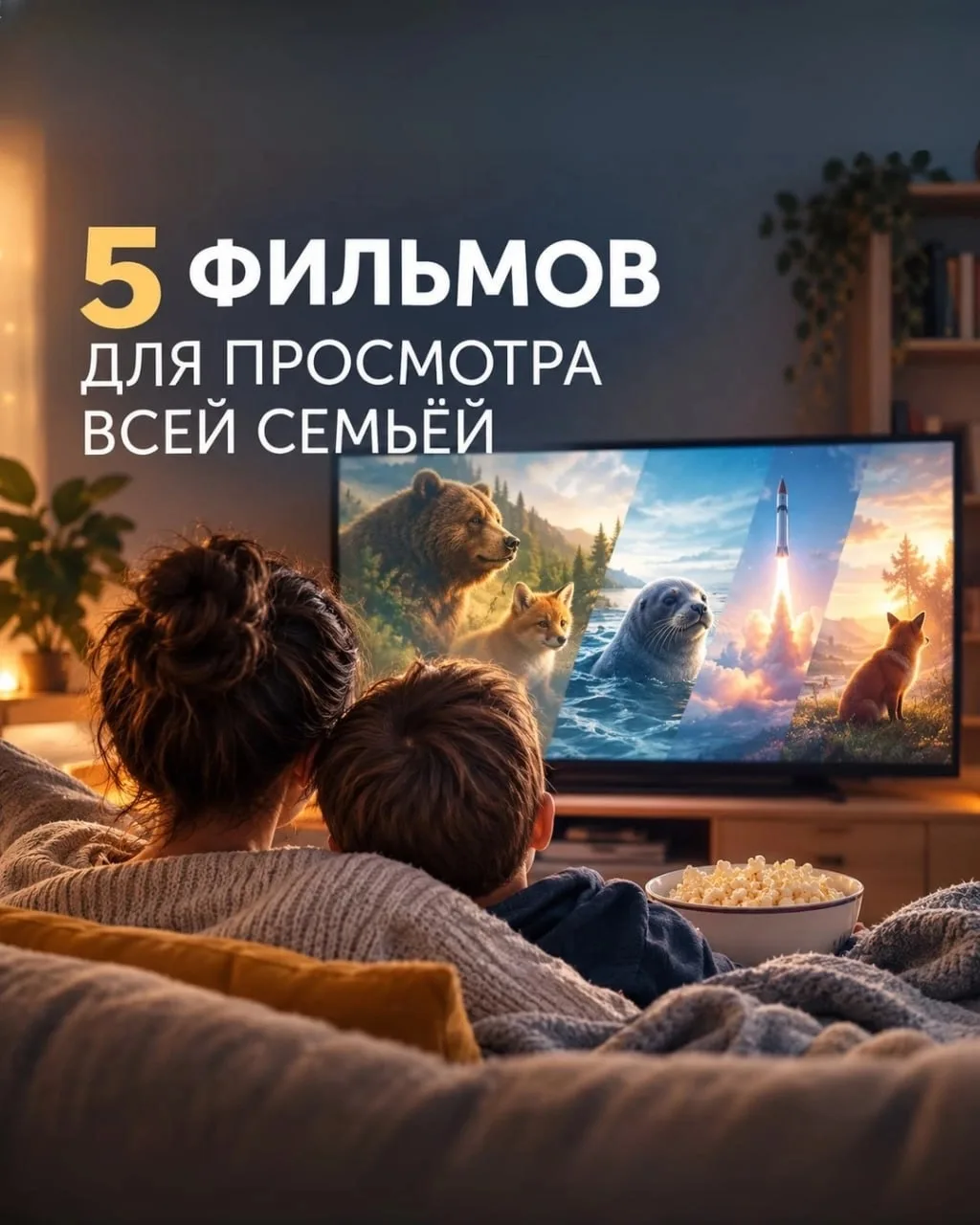 🎬 Что посмотреть всей семьей: 5 фильмов для совместного просмотра