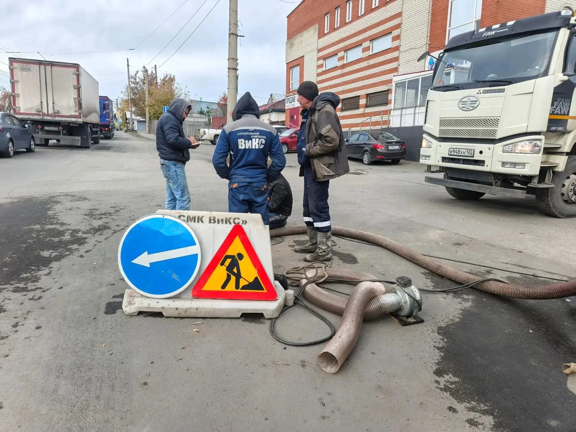 🔧 Плановые работы на улице Челюскинцев продолжаются