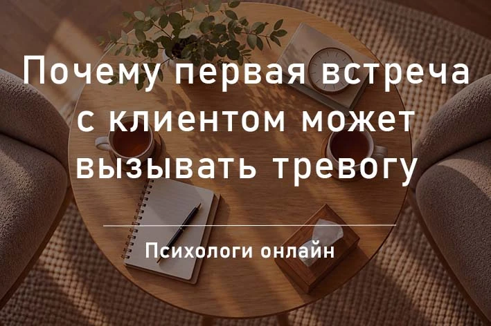 Почему первая встреча с клиентом может вызывать тревогу даже у опытного психолога