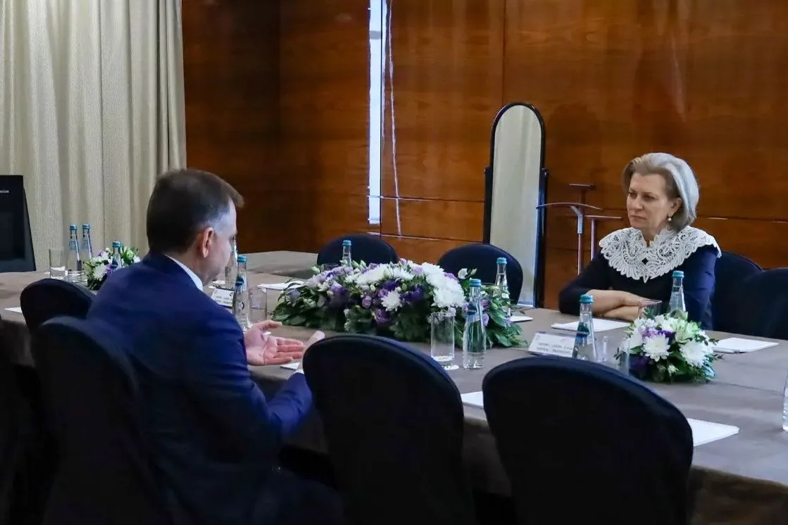 Встреча губернатора Ростовской области и руководителя Роспотребнадзора