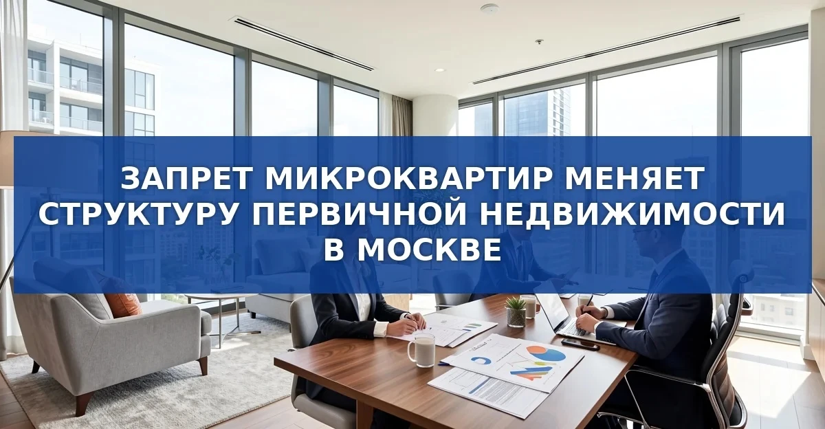 Запрет микроквартир меняет рынок первичной недвижимости в Москве