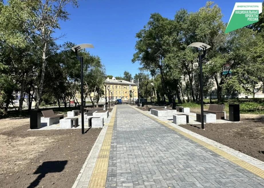 🌳 Для жителей Комсомольска-на-Амуре благоустроили два общественных пространства