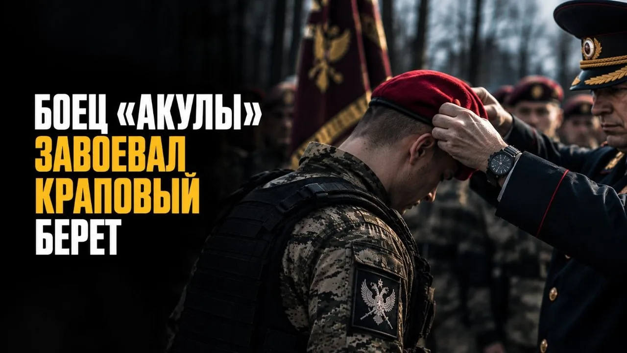 БОЕЦ «АКУЛЫ» ЗАВОЕВАЛ КРАПОВЫЙ БЕРЕТ