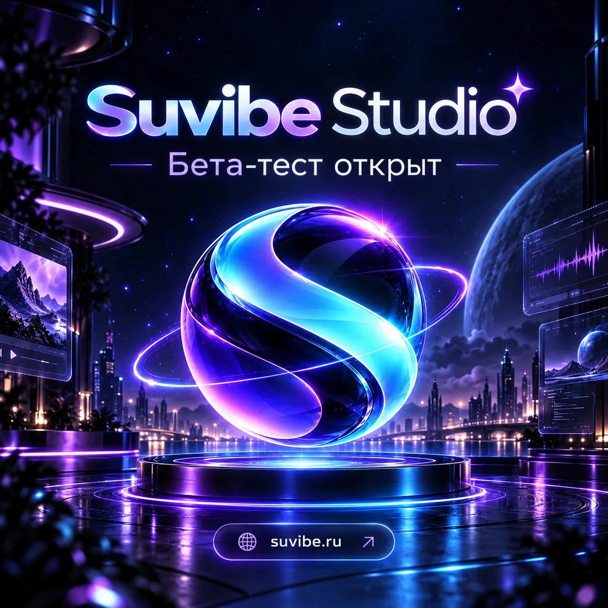 🚀 SUVIBE STUDIO — МЫ ЗАПУСТИЛИСЬ!