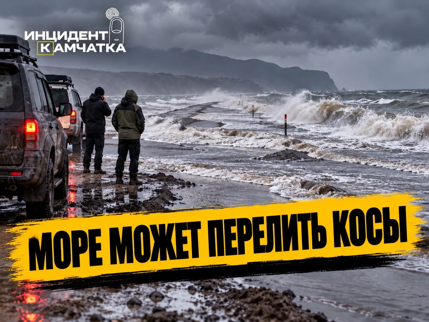 ⚠️Перелив песчаных кос ожидается на Западном побережье