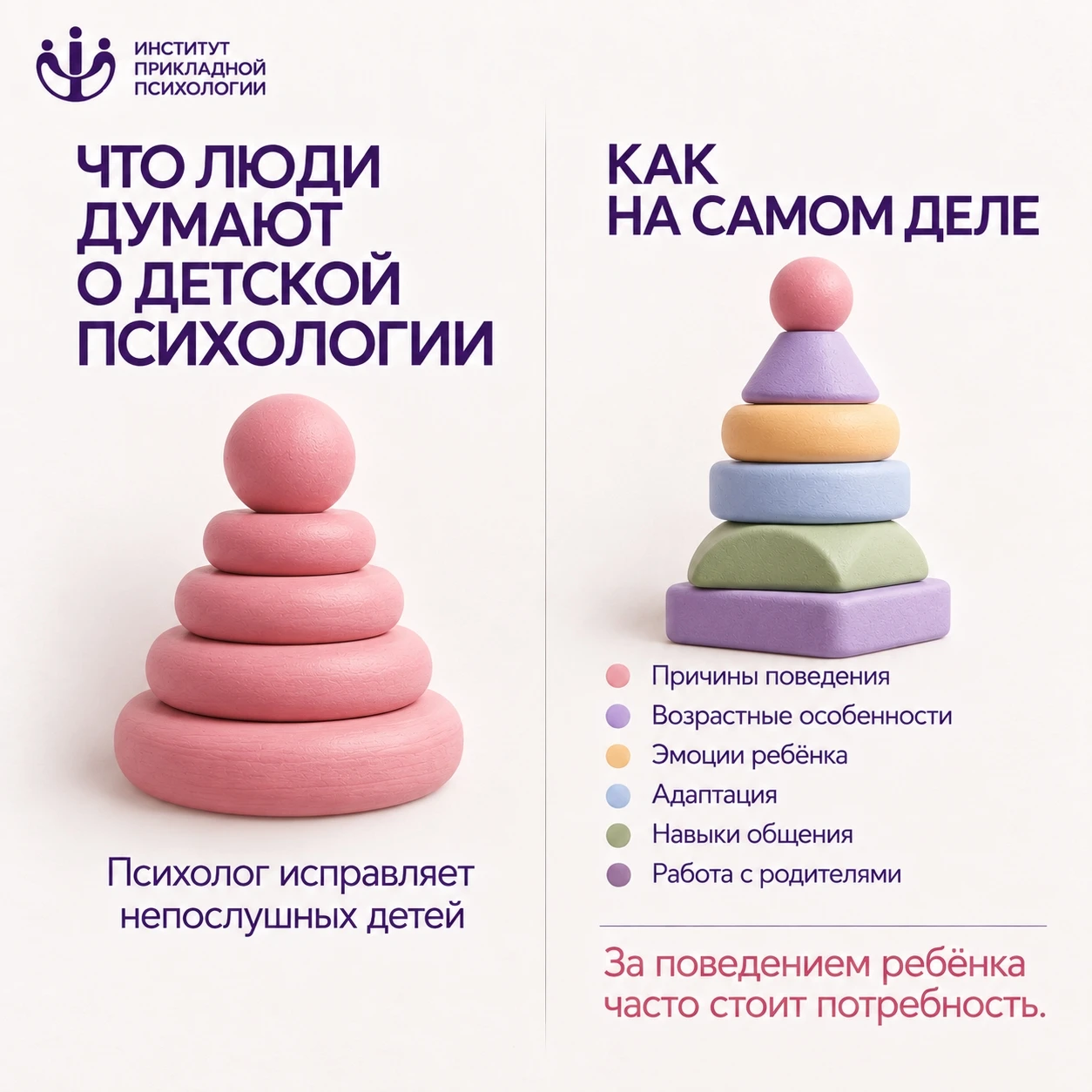 Думаете, что семейный психолог спасает отношения, детский — исправляет непослушных дете...