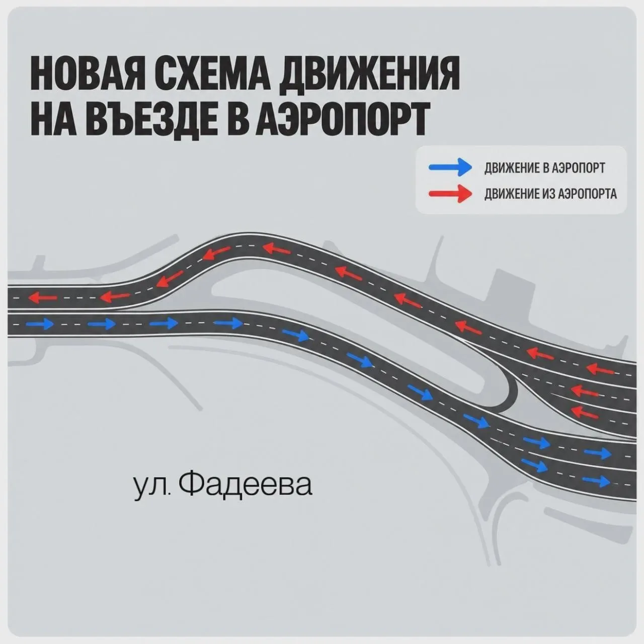 У аэропорта Краснодара вводят новую схему