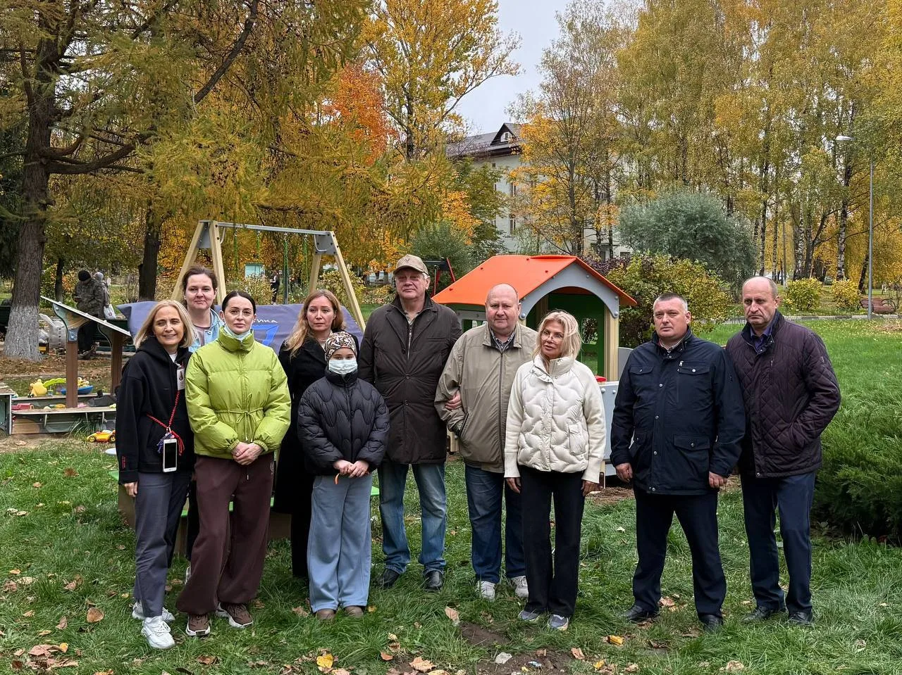 В МОНИКИ открылась детская площадка, созданная для маленьких пациентов