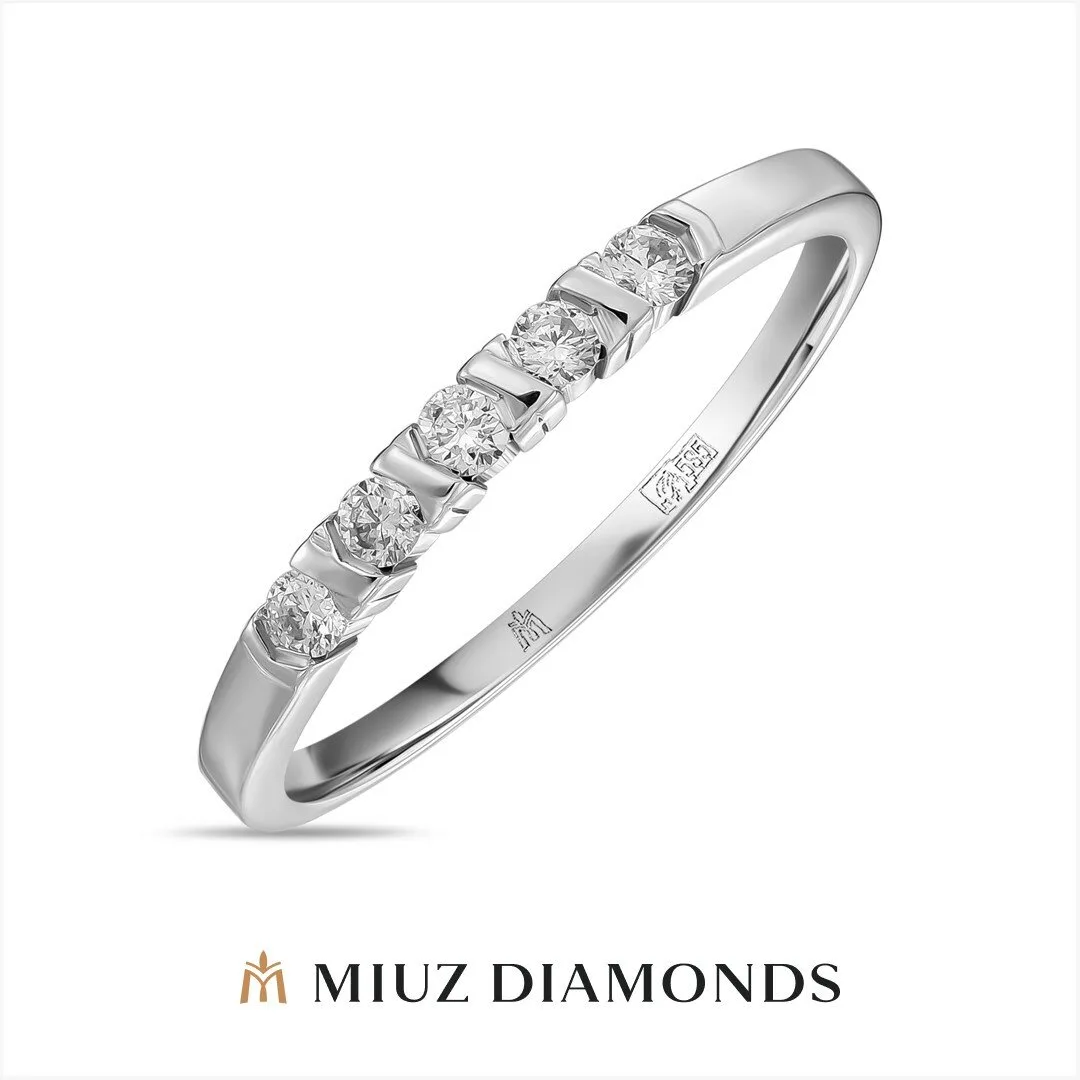 💍 Кольцо с бриллиантами от MIUZ Diamonds — символ момента, который останется с вами на...