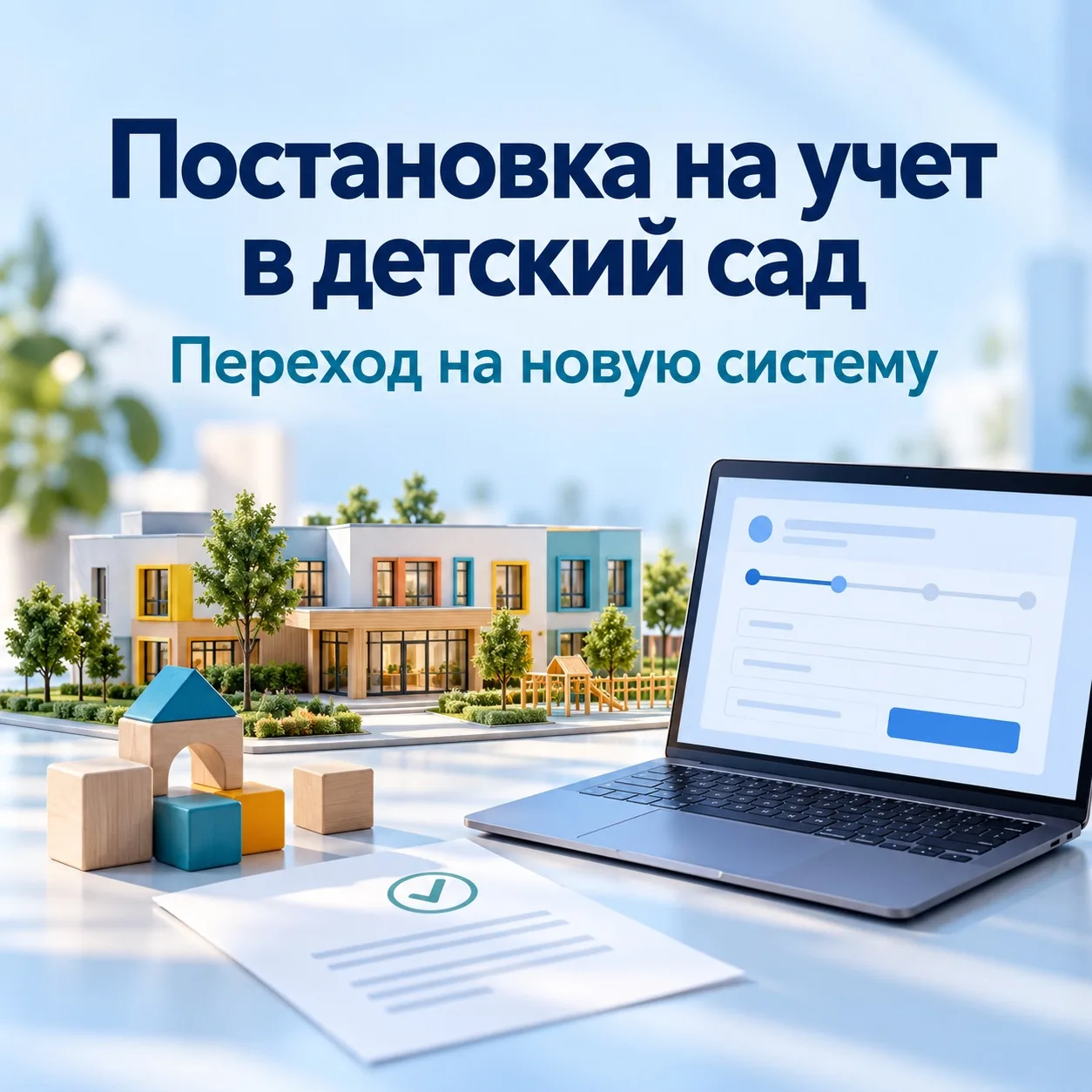 📌 Важная информация о постановке на учёт в детские сады