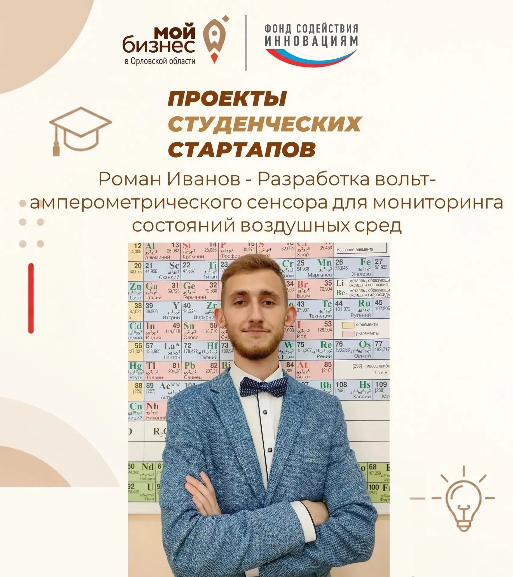 Миллион рублей — на сенсор для мониторинга состояний воздушных сред
