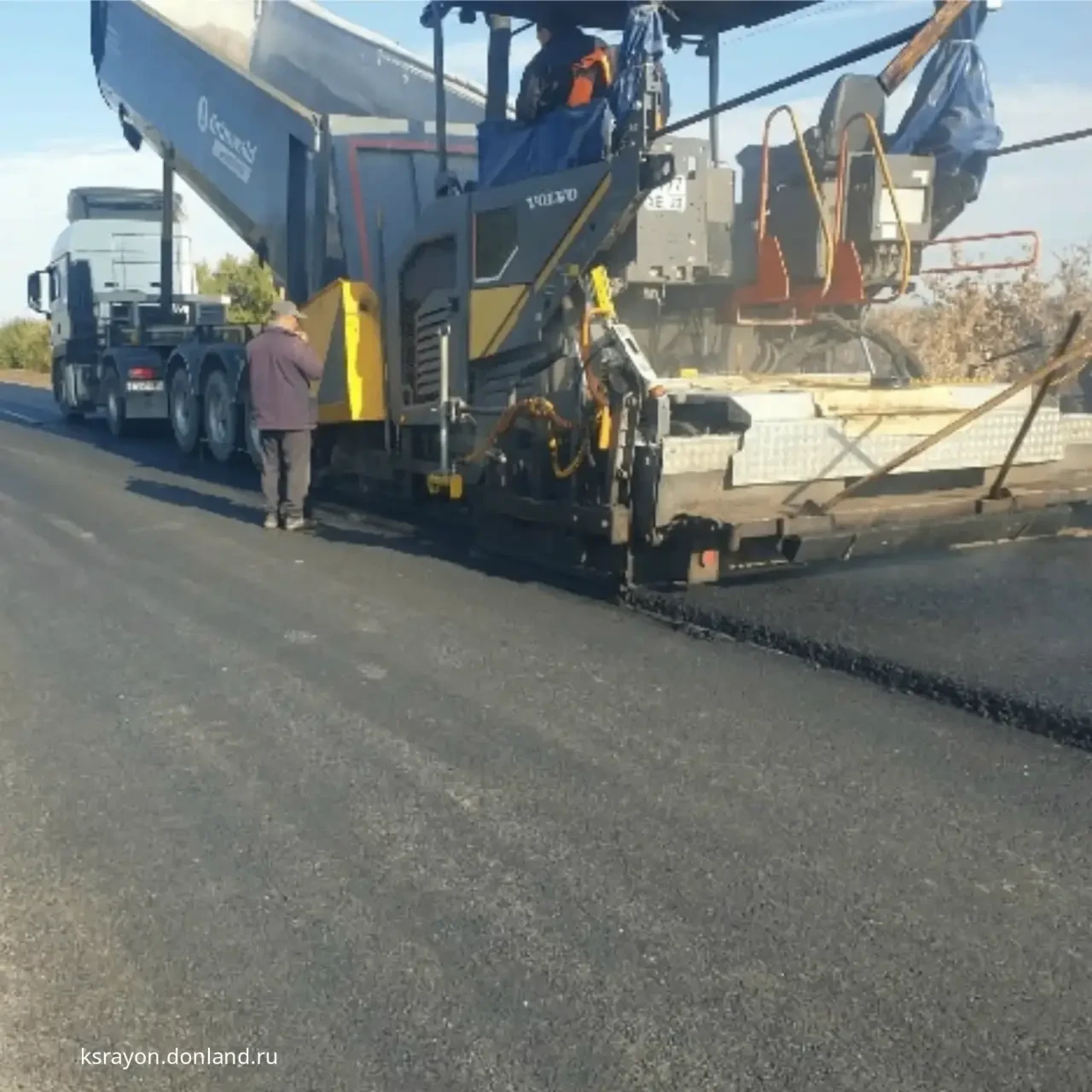 🚧 В Красносулинском районе ремонтируют дорогу в объезд хутора Михайловка