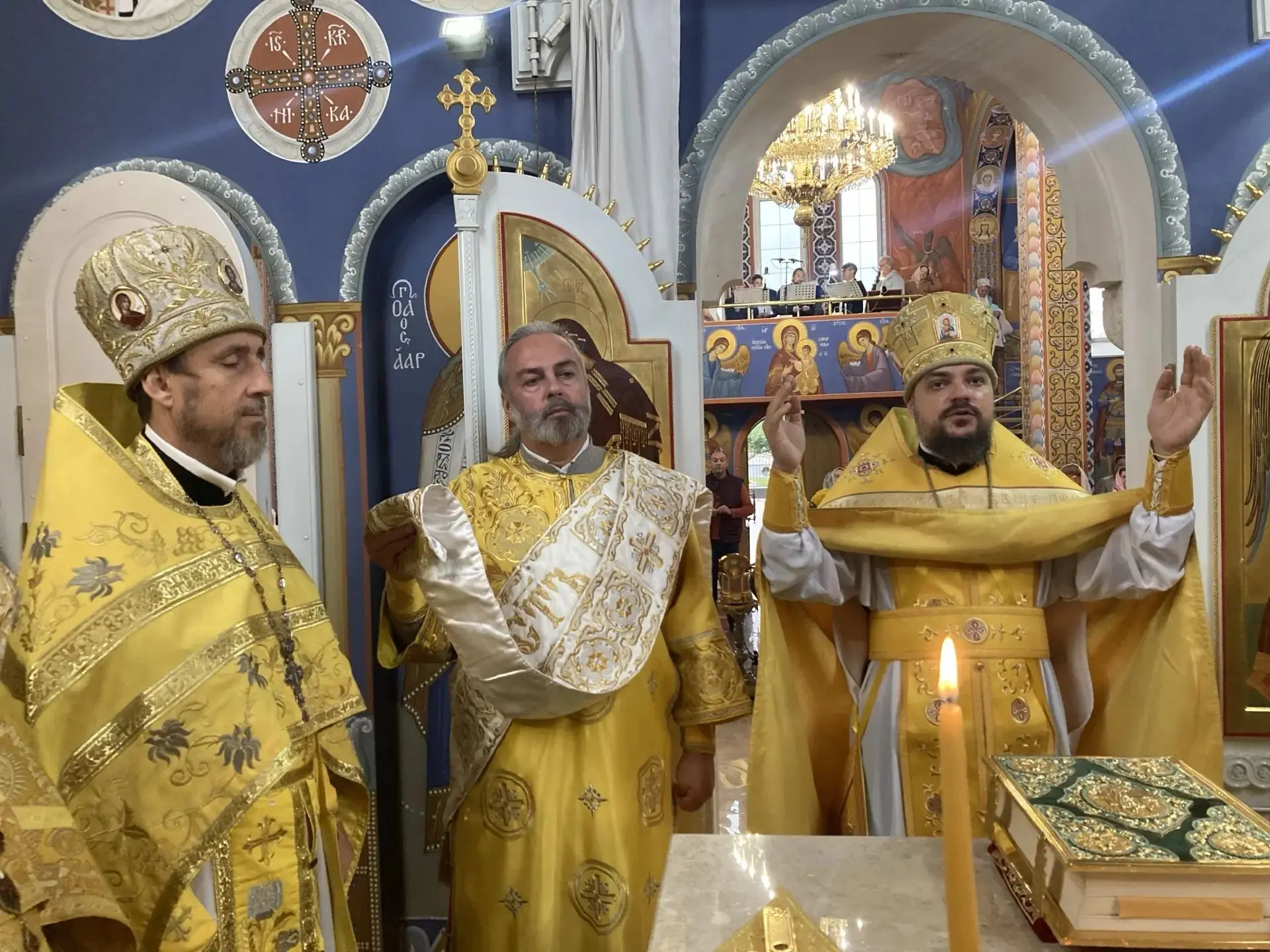Престольный праздник в Свято-Феодоровском храме пгт Новофедоровка