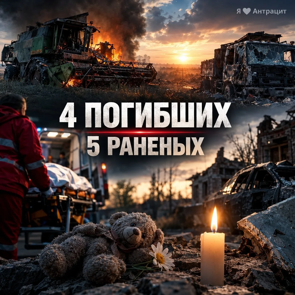 За минувшие сутки в результате вражеских атак в республике погибли четыре человека, ещё...