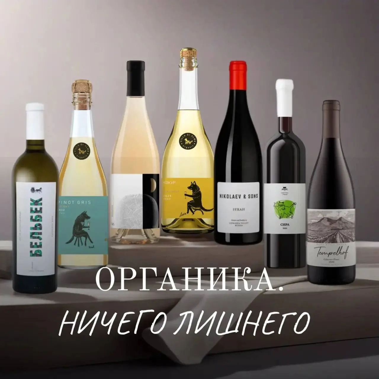 Команда WineHelp приглашает на дегустацию российских органических вин.