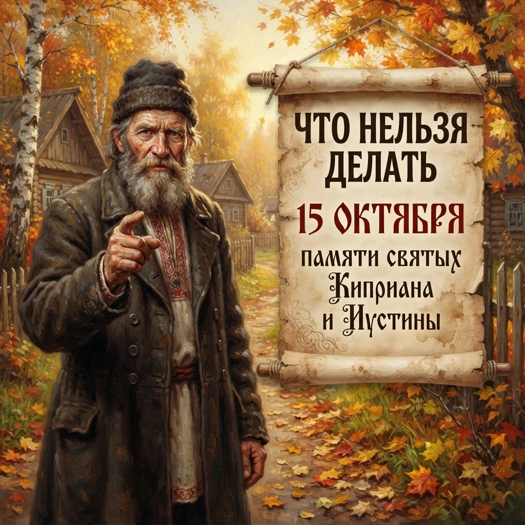 🚫 15 октября — Что нельзя делать