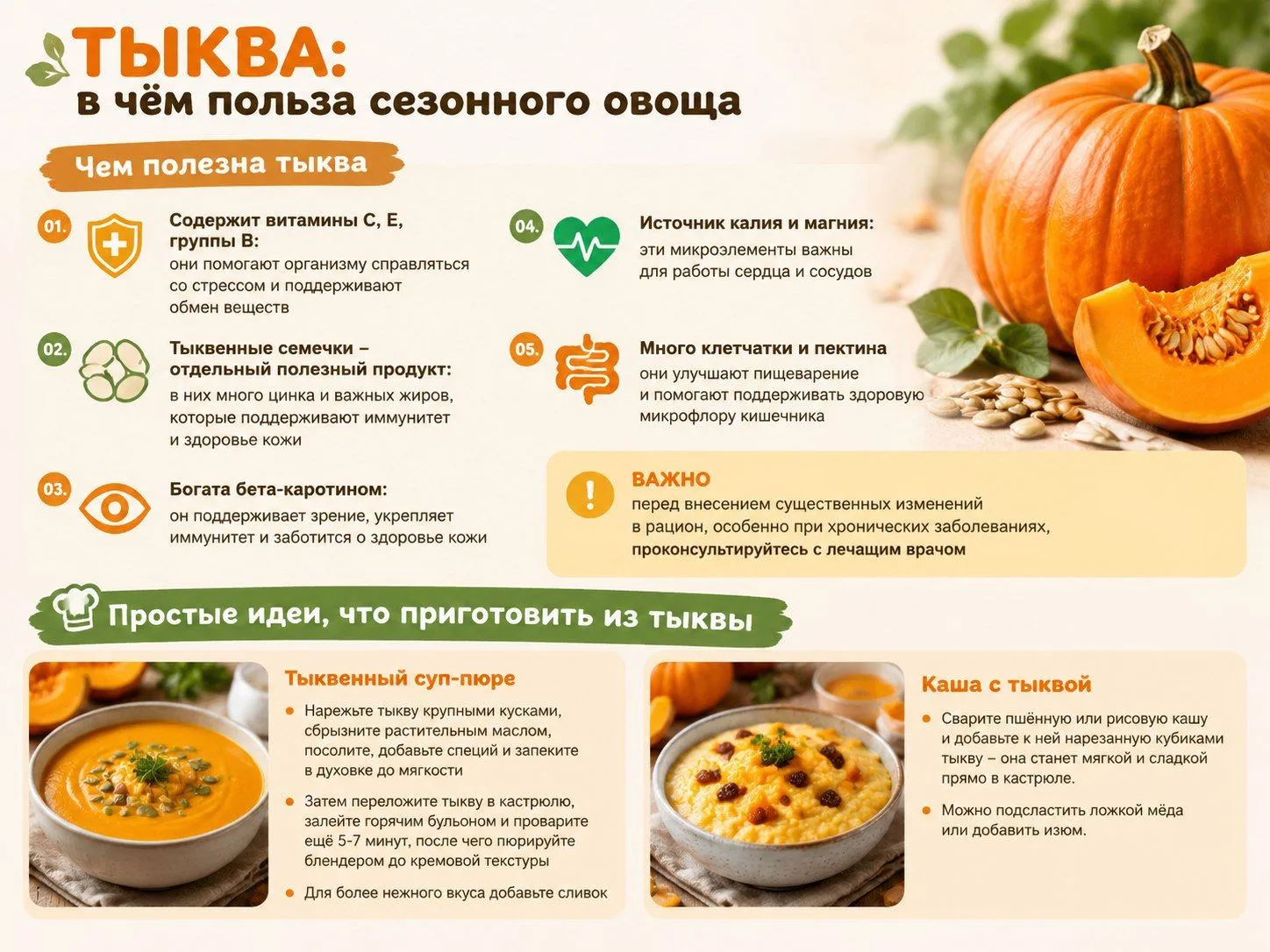 Сезон тыквы в самом разгаре!