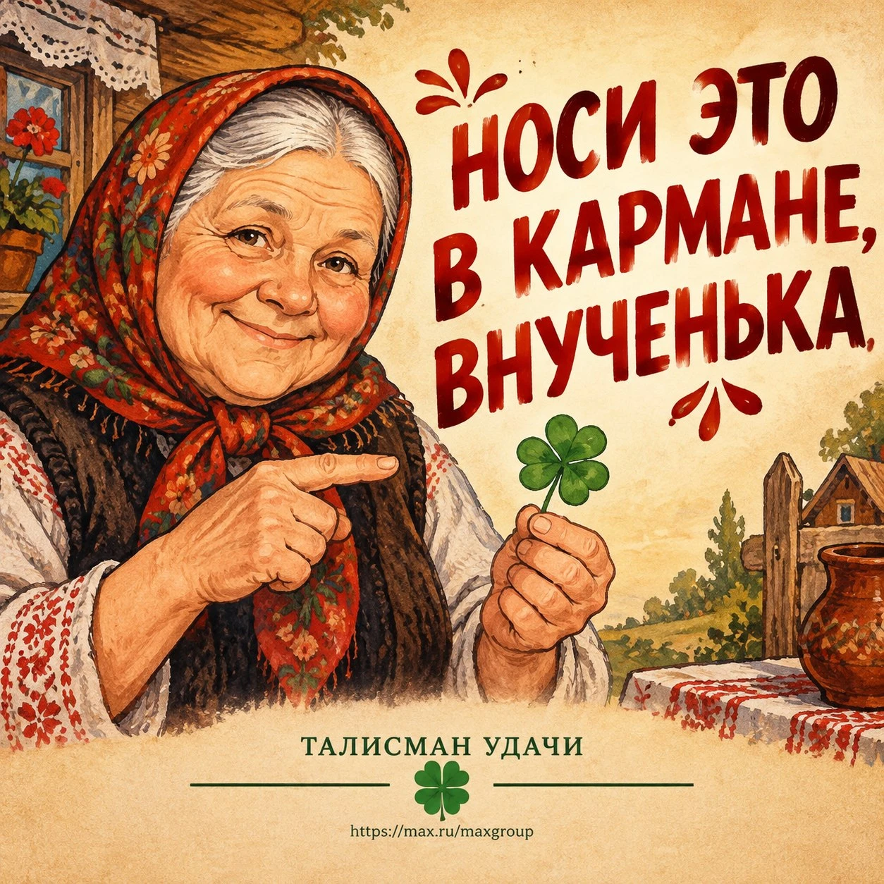 🍂 НОСИ ЭТО В КАРМАНЕ, ВНУЧЕНЬКА 🍂