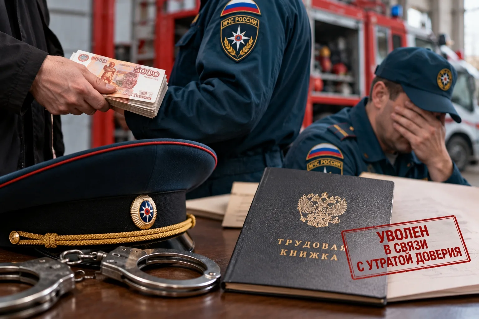 🚨 На Ставрополье экс-сотрудника МЧС уволили за утрату доверия из-за взяток