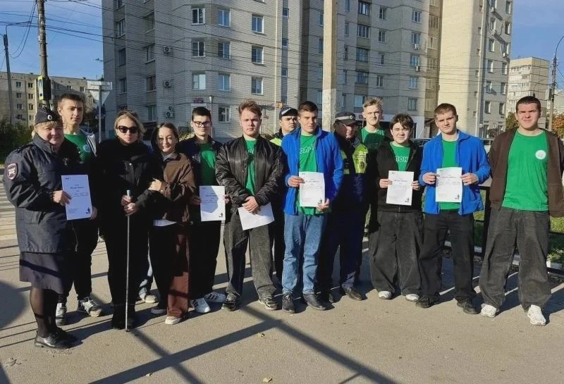 В Тамбове прошла акция о безопасности на дорогах