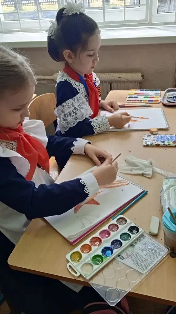 «Рисуем с детьми Вечный огонь»: