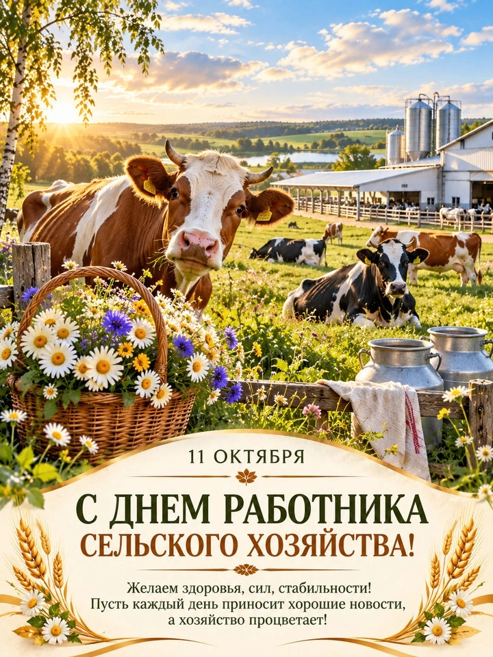 🌾 С Днём работника сельского хозяйства и перерабатывающей промышленности! 🌱🌾
