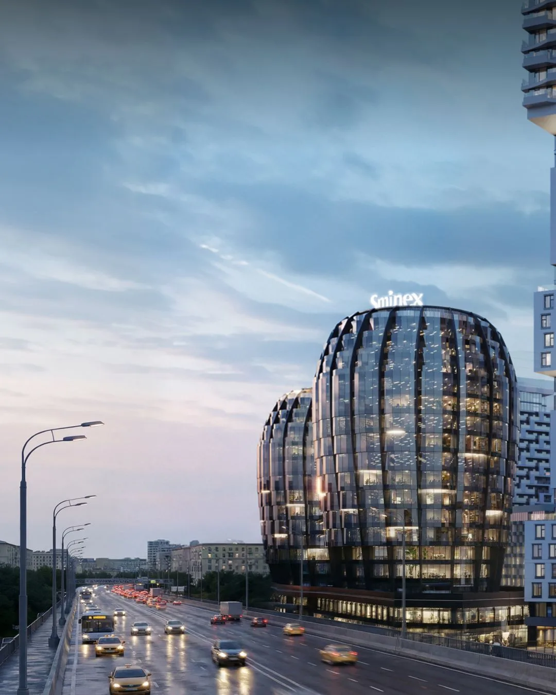 Высота по горизонтали. Новый квартал от Sminex у Москвы-реки