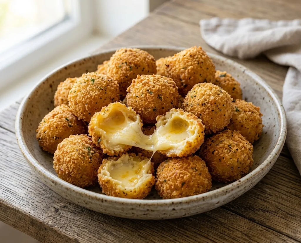 🧀✨ СЫРНЫЕ ШАРИКИ — ЗОЛОТИСТЫЕ, ХРУСТЯЩИЕ И НЕЖНЫЕ ВНУТРИ ✨🧀