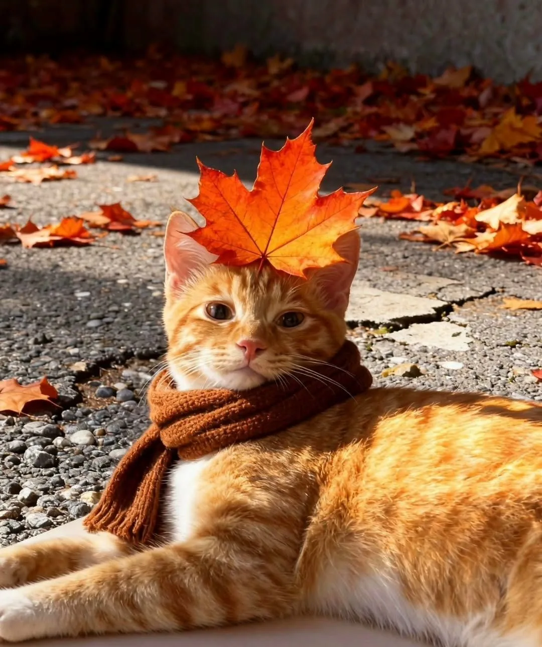 А в Зеленоградске объявлен номинант на премию "самый осенний котик" 🍁