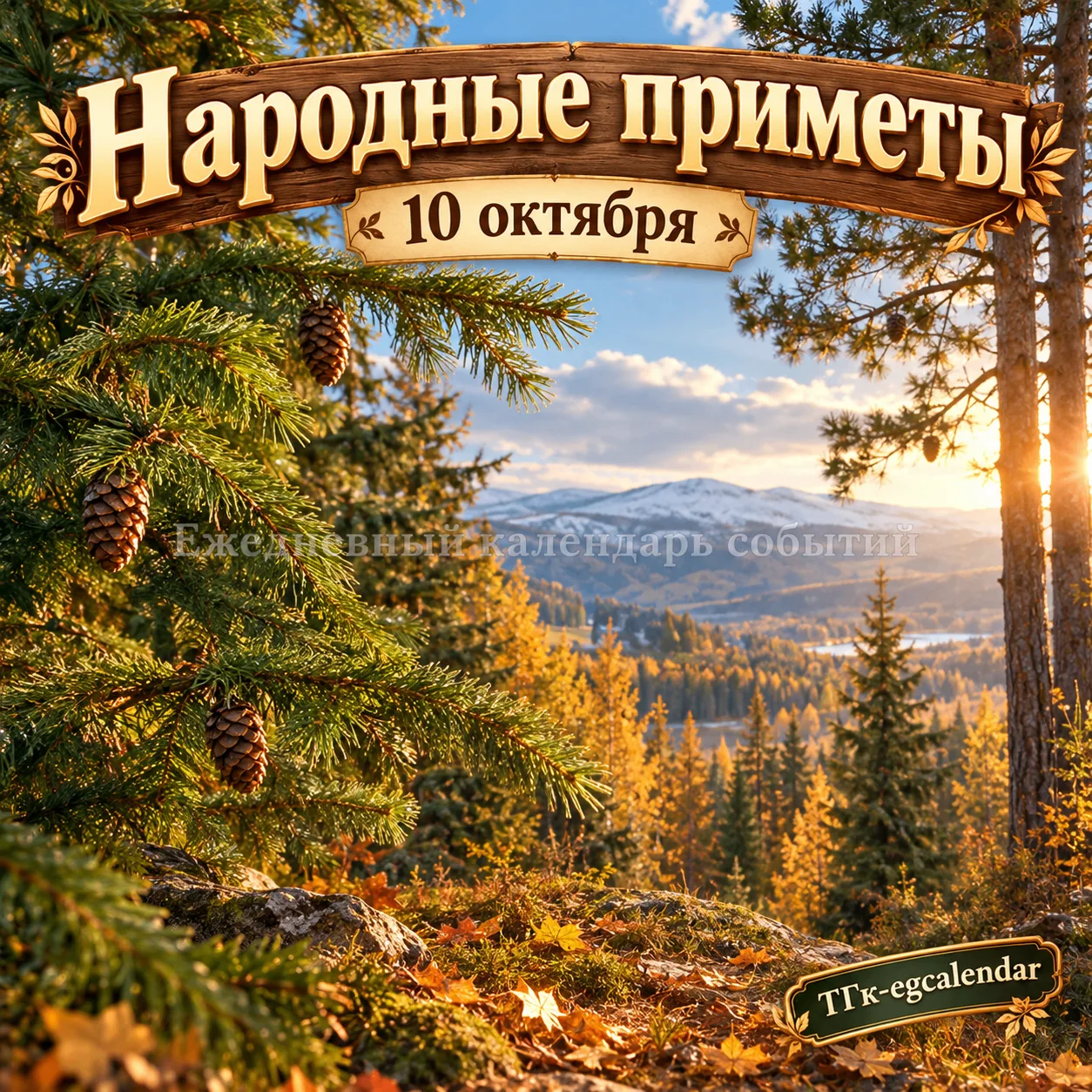 Народные приметы 10 октября