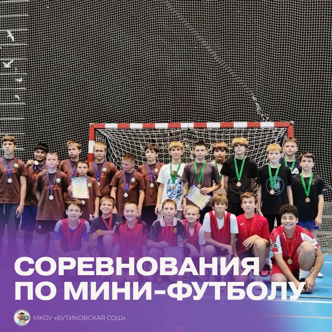 ⚽ 8 и 9 октября прошли школьные соревнования по мини-футболу среди команд 5–8 классов. ...