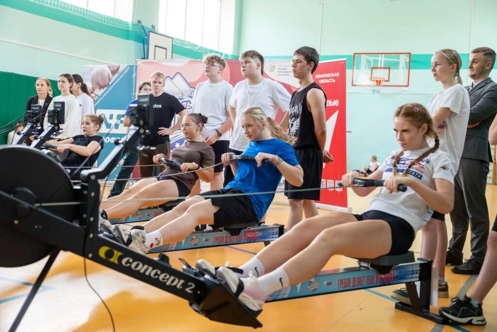 В школе №18 Кинешмы выбрали чемпионов по гребле-индор