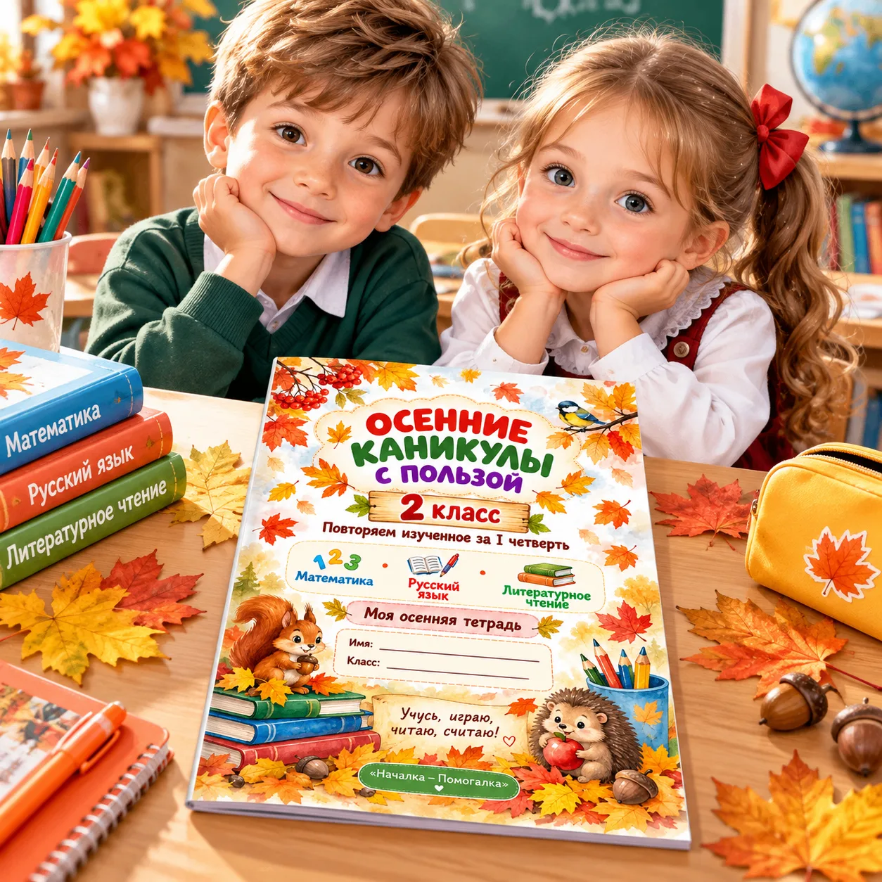 🍁📚 ОСЕННИЕ КАНИКУЛЫ С ПОЛЬЗОЙ! 2 КЛАСС 🍂🐿️Осенние каникулы — время отдыхать, гулять...