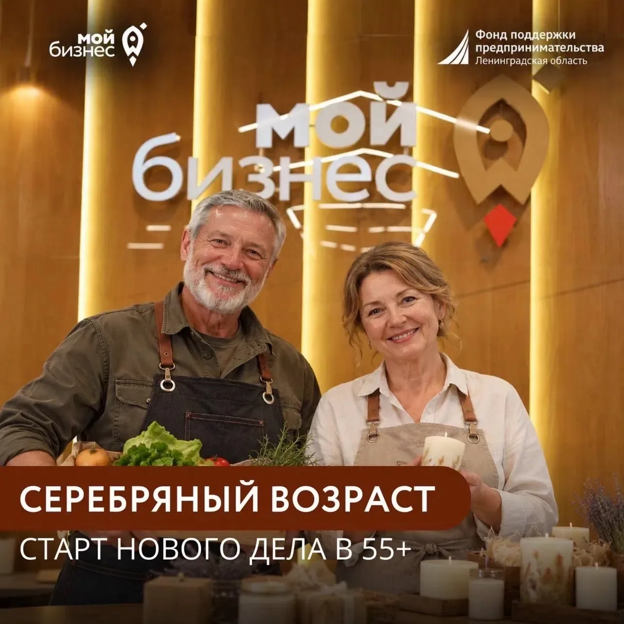 ⚡️Программа «Серебряный возраст»: старт нового дела в 55+