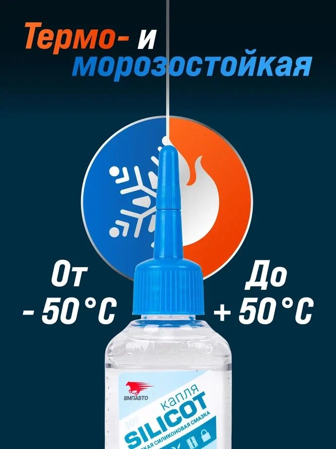 Смазка силиконовая SILICOT ВМП-АВТО 30мл
