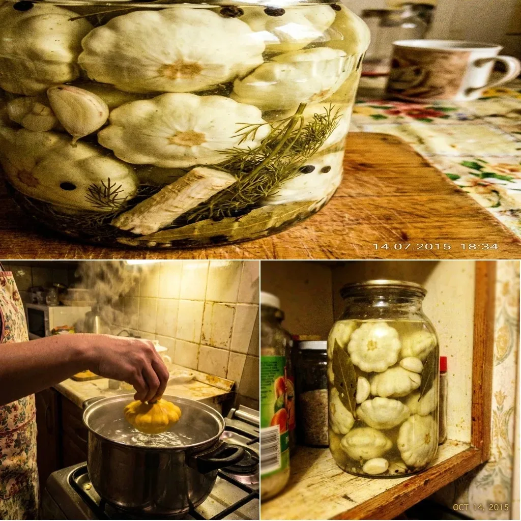 🥒 ПАТИССОНЫ МАРИНОВАННЫЕ