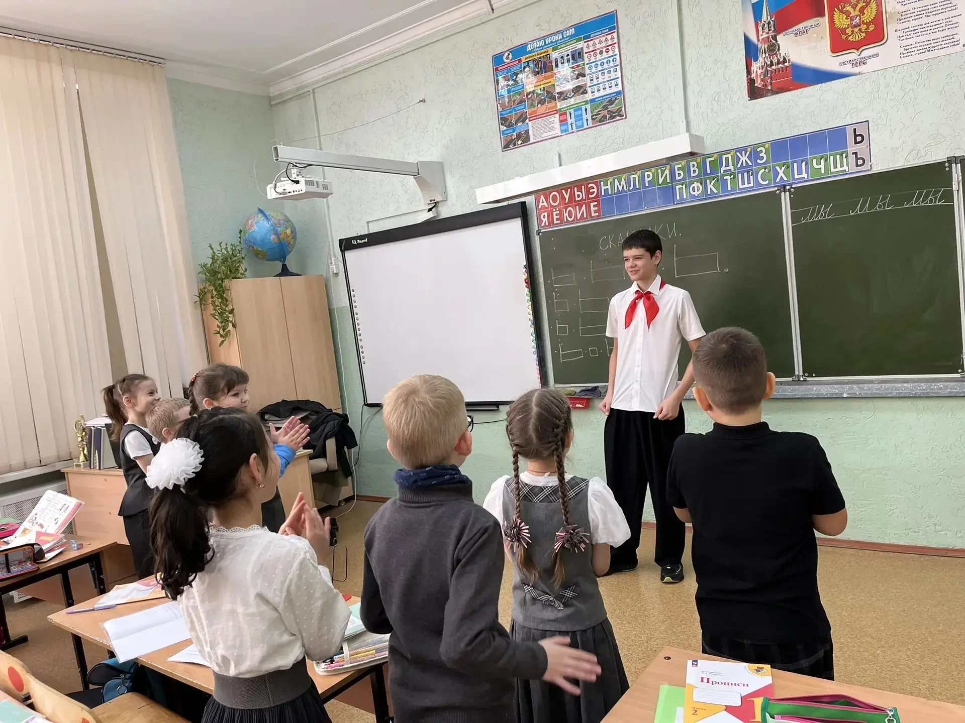 🔥Сегодня в нашей школе было по-настоящему жарко! У нас прошла предвыборная агитация на...