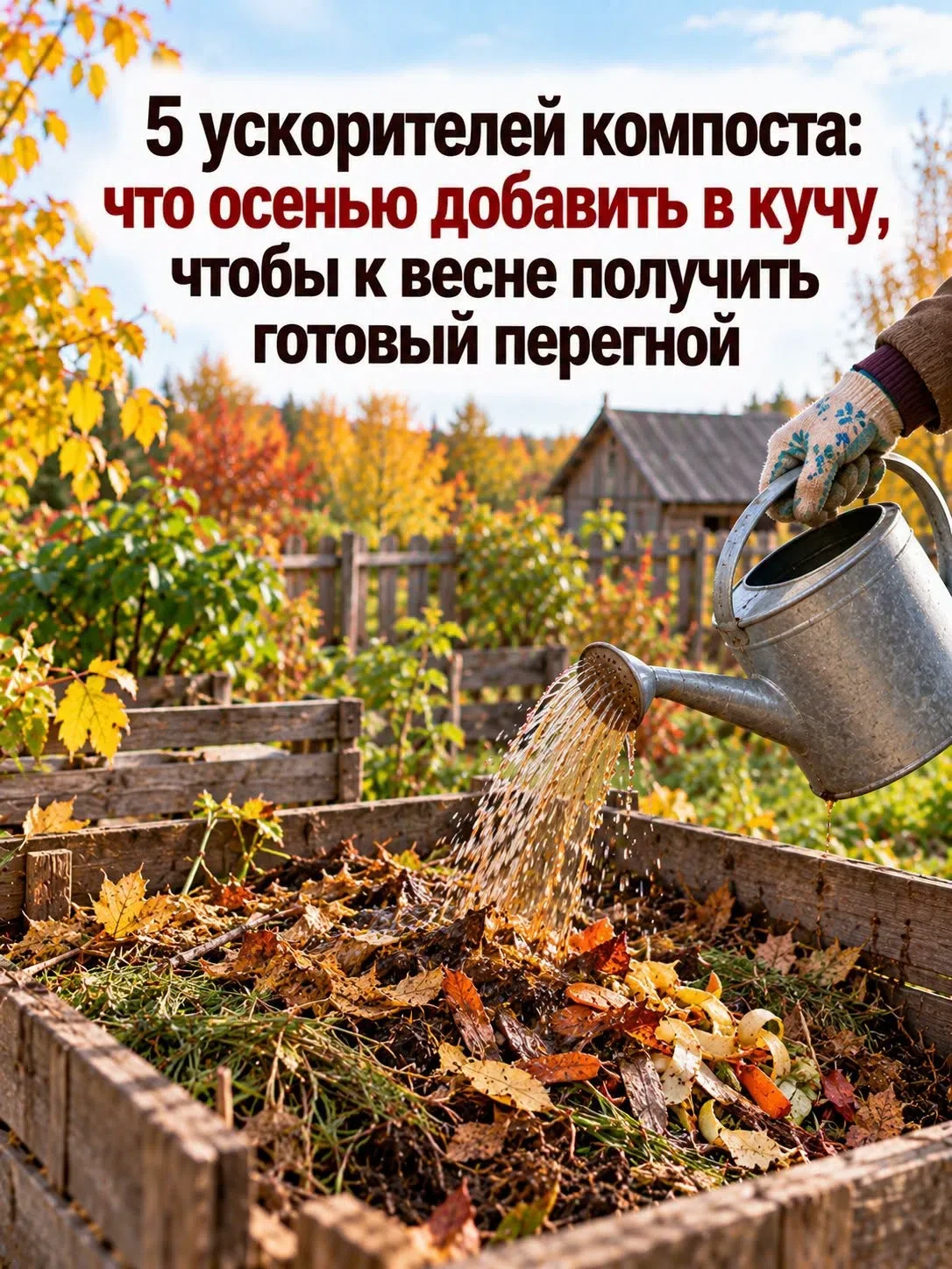 5 УСКОРИТЕЛЕЙ КОМПОСТА: ЧТО ДОБАВИТЬ ОСЕНЬЮ, ЧТОБЫ К ВЕСНЕ ПОЛУЧИТЬ ГОТОВЫЙ ПЕРЕГНОЙ