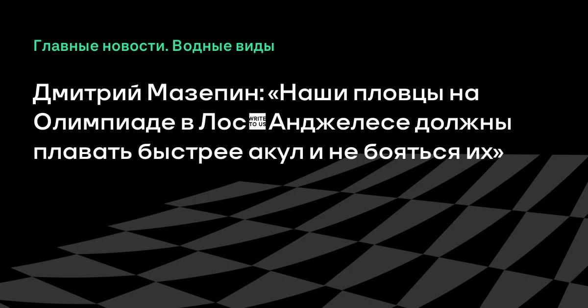 Глава Федерации водных видов спорта России Дмитрий Мазепин на встрече с президентом Eur...
