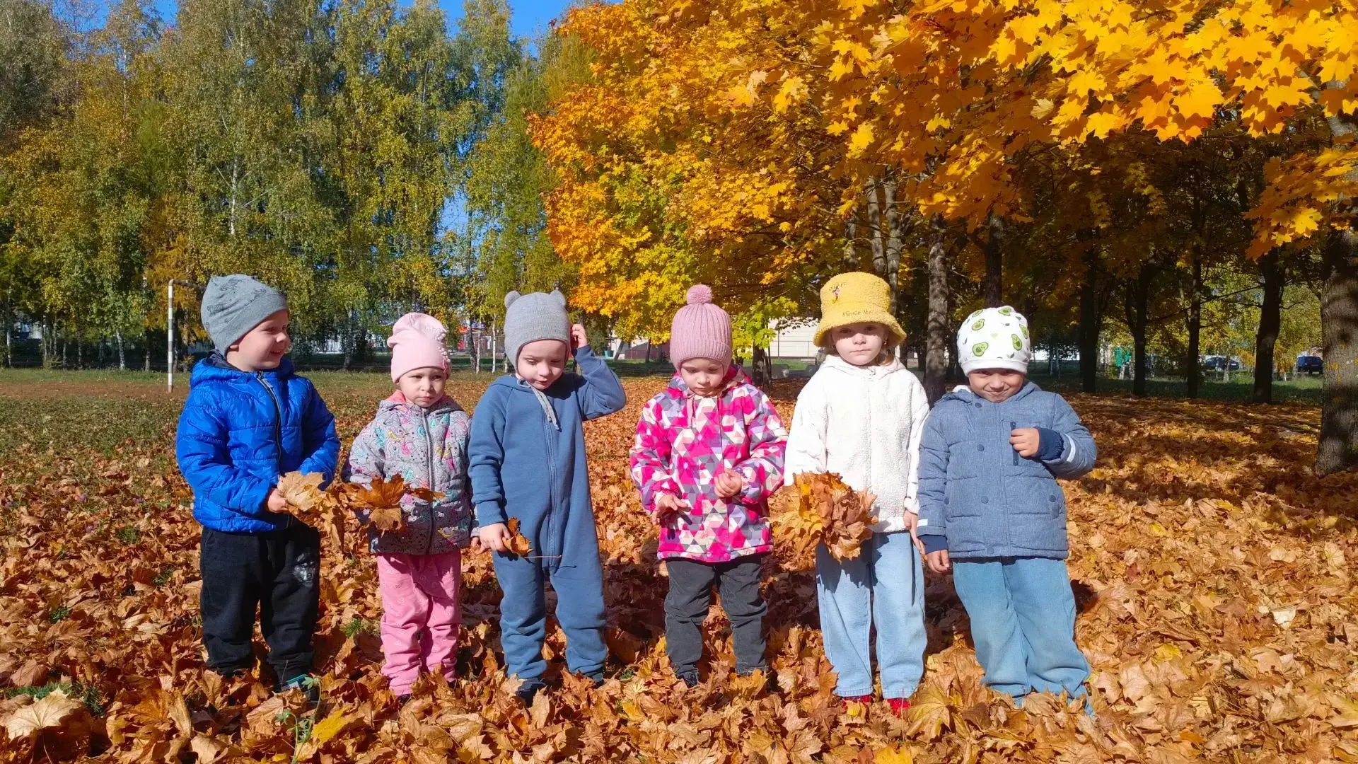 Золотая осень: группа «Сказка» на экскурсии в парке! 🍂
