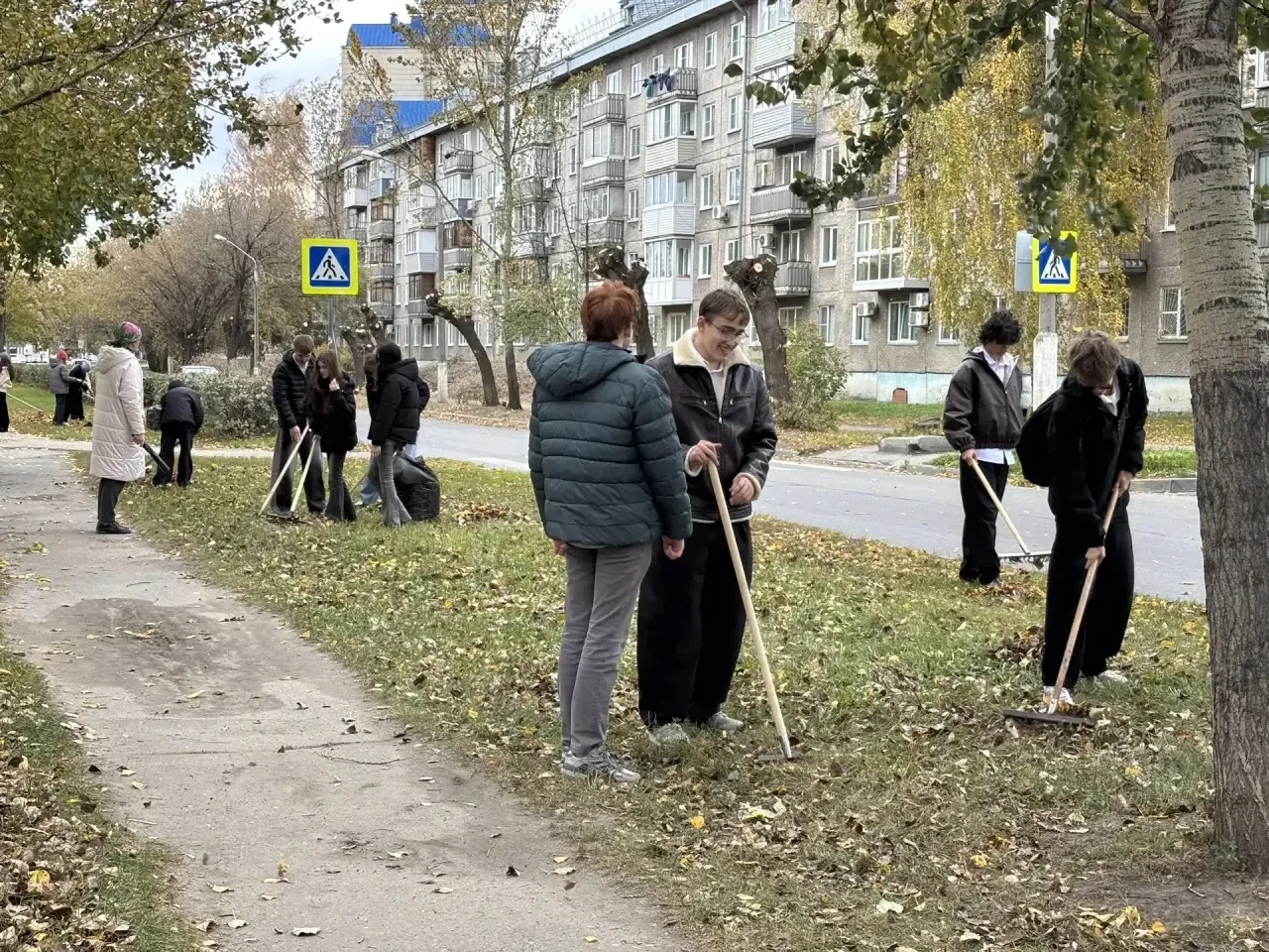 🍂 Осенний месячник чистоты в МБОУ «СОШ № 75»