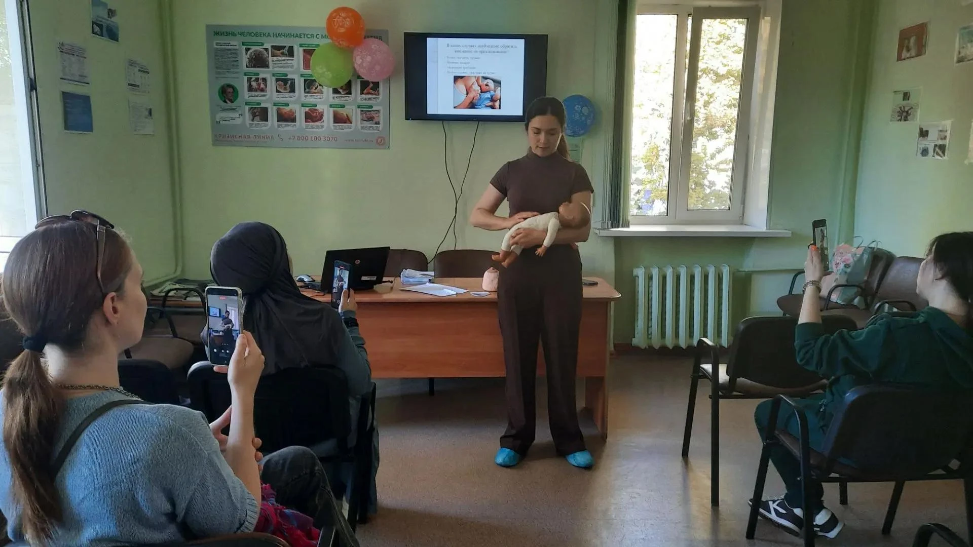 🎉 В Школе беременных прошло занятие о грудном вскармливании! 🎉